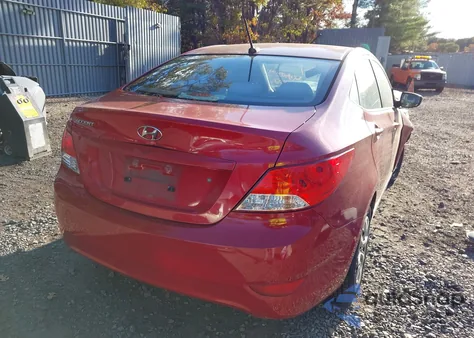 2013 Hyundai Accent Gls из США, поврежденный, VIN KMHCT4AE6DU406512